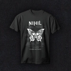 Declaration of Anger Lyrics T-Shirt(Black)